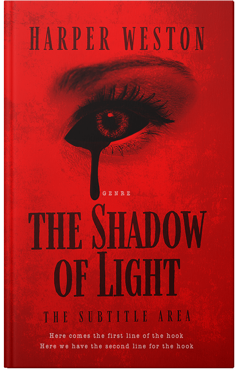 Front view of Premade Mystery & Thriller & Suspense Book Cover - Guardsman Red