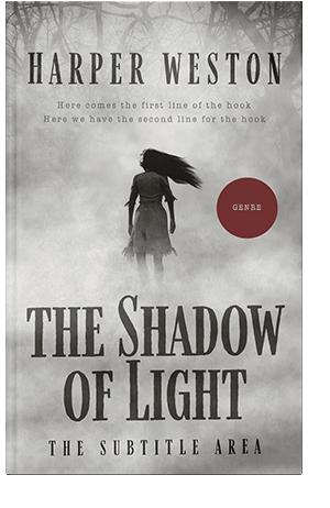 Pre Made Book Cover Gray Nickel