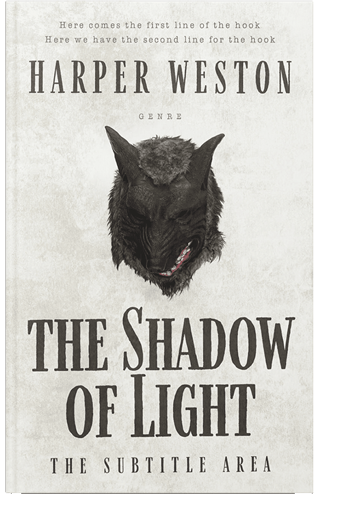 Front view of Armadillo #23656 - Premade Horror Book Cover