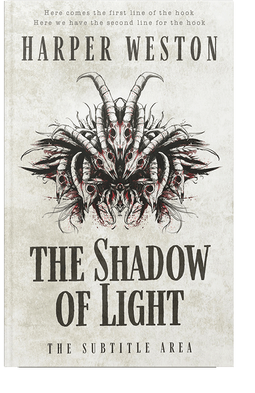 Front view of Pampas #23663 - Premade Horror Book Cover