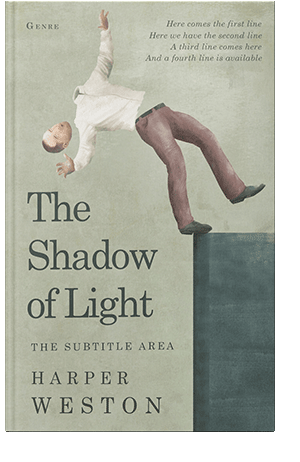 Pre Made Book Cover Foggy Gray