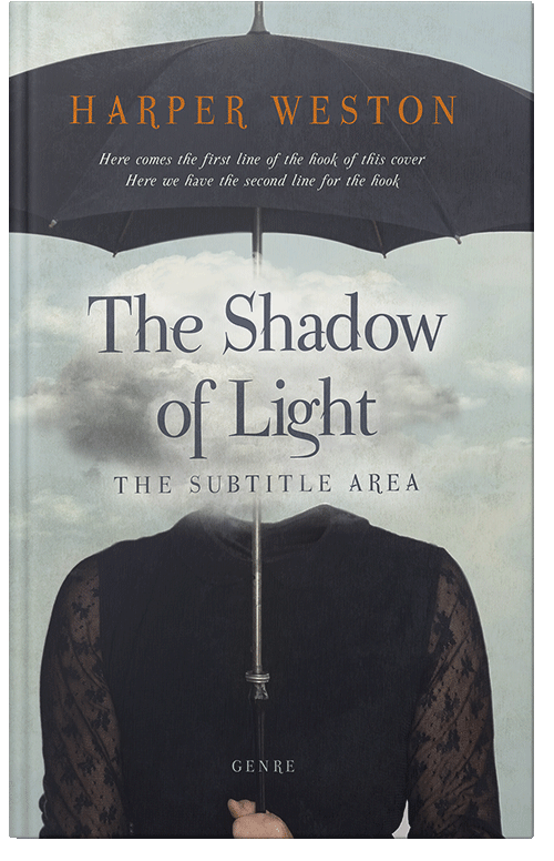 Front view of Premade Surreal Book Cover - Tuna