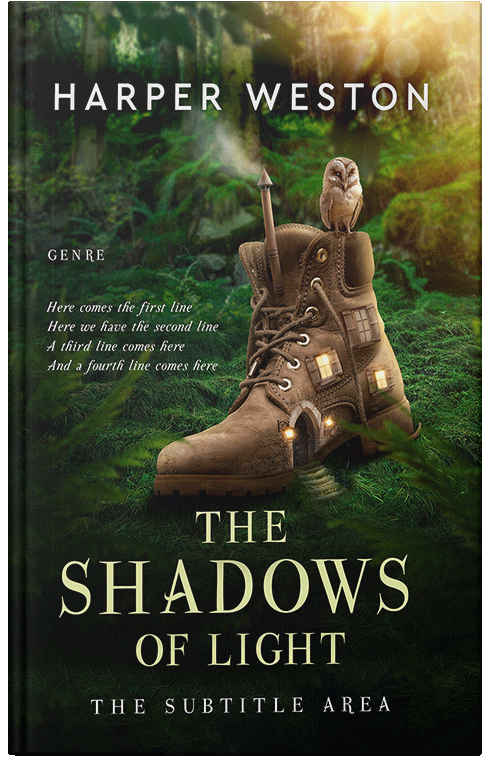 Front view of Premade Fantasy Book Cover - Seaweed