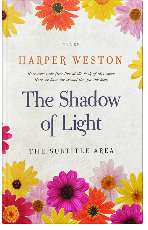 Front view of Spring Wood #23695 - Premade Poetry Book Cover