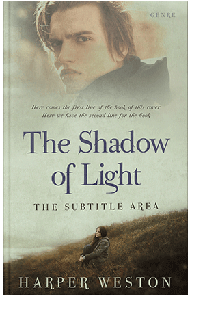 Pre Made Book Cover Foggy Gray