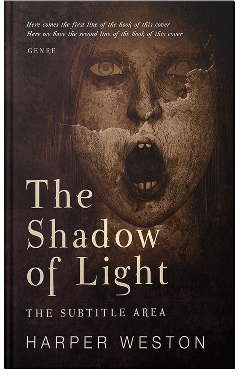 Front view of Coffee Bean #23708 - Premade Horror Book Cover