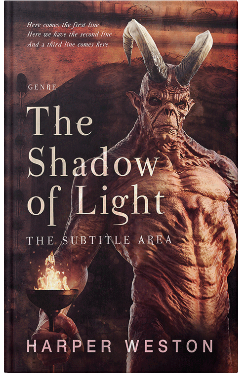 Front view of Premade Horror Book Cover - Tamarind