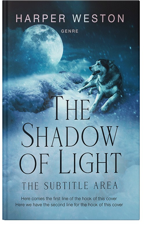 Front view of Half Baked #23716 - Premade Fantasy Book Cover