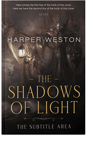 Pre Made Book Cover Cocoa Brown