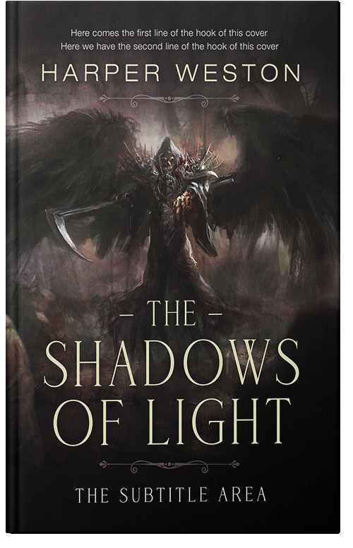 Front view of Premade Fantasy Book Cover - Cocoa Brown