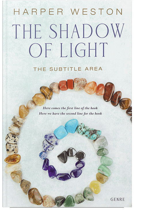 Front view of Gin #23734 - Premade Health & Mind & Body Book Cover