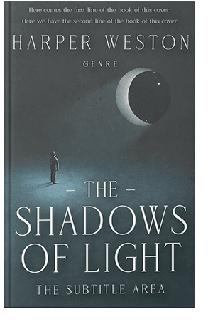 Pre Made Book Cover Limed Spruce