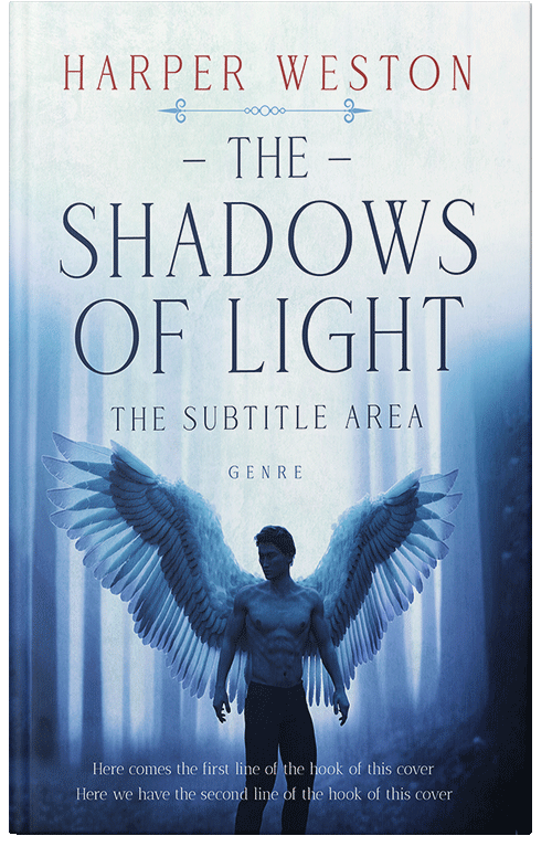 Front view of Jagged Ice #23740 - Premade Fantasy Book Cover