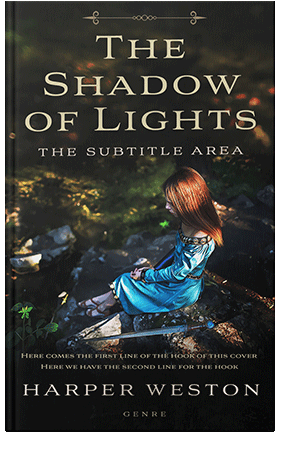 Pre Made Book Cover Log Cabin