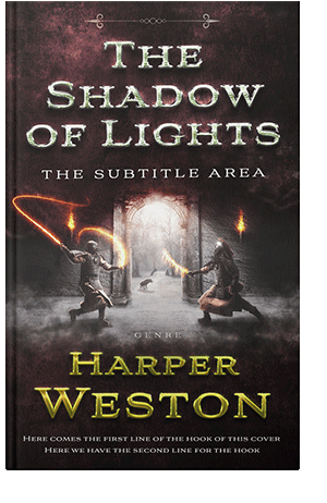 Pre Made Book Cover Cocoa Brown