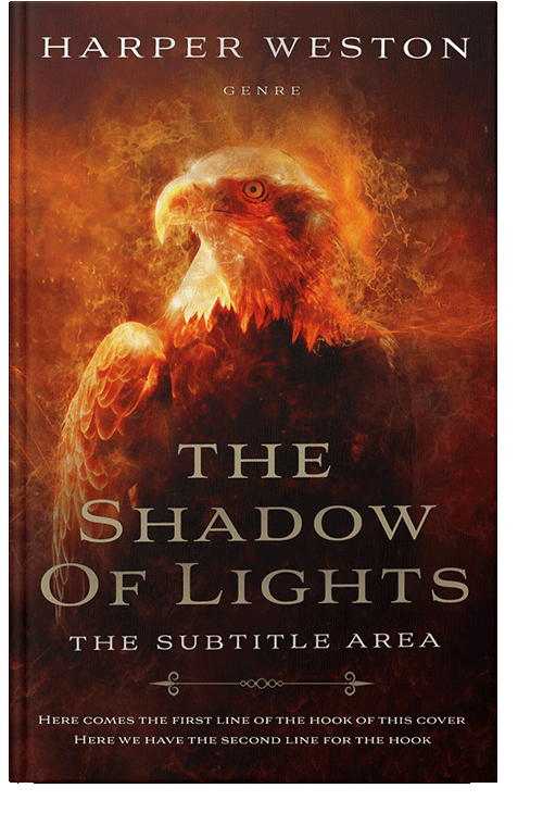 Front view of Piper #23751 - Premade Fantasy Book Cover