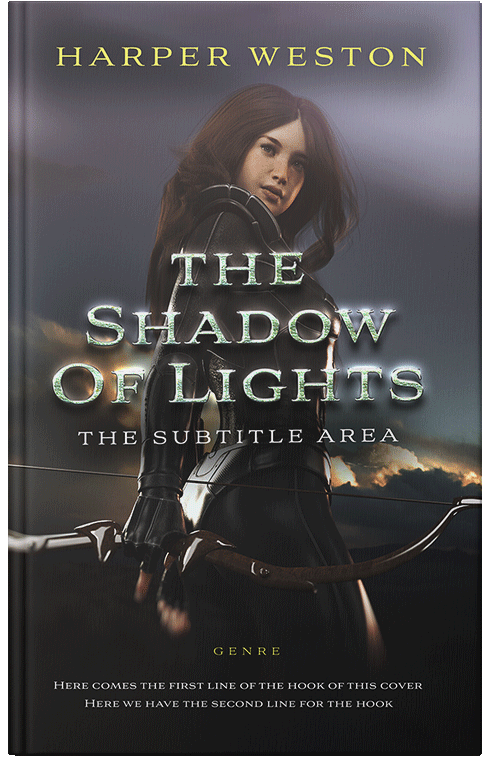 Front view of Premade Teen & Young Adult Book Cover - Thunder