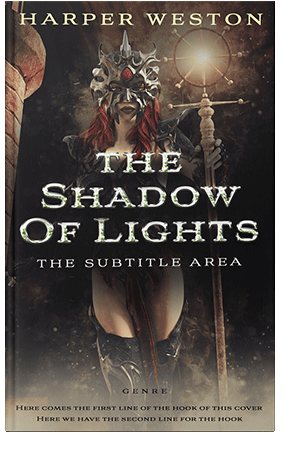 Pre Made Book Cover Heathered Gray