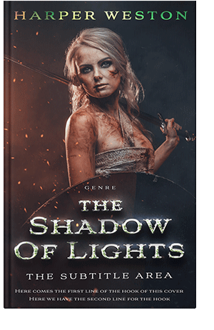 Pre Made Book Cover Thunder