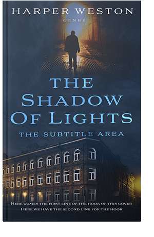 Pre Made Book Cover Ebony Clay