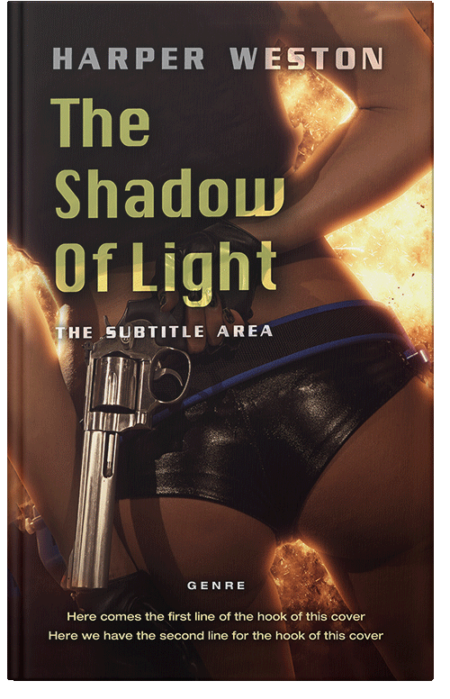 Front view of Premade Mystery & Thriller & Suspense Book Cover - Night Rider