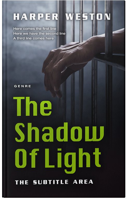 Front view of Premade Mystery & Thriller & Suspense Book Cover - Woodsmoke