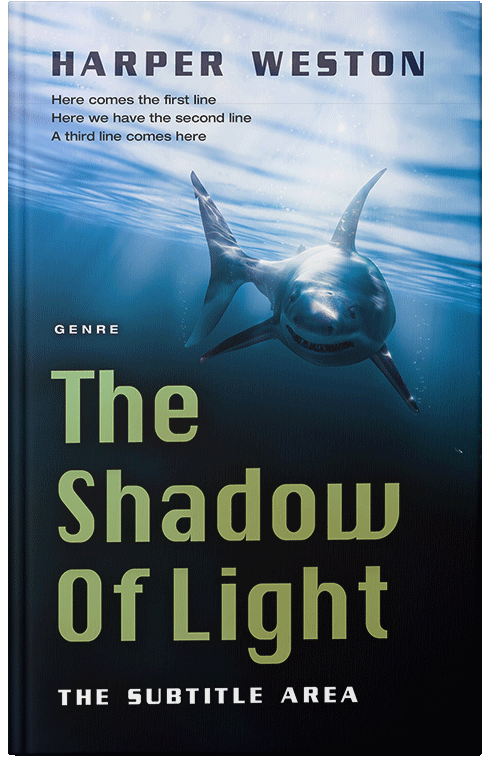 Front view of Premade Action & Adventure Book Cover - Tiara