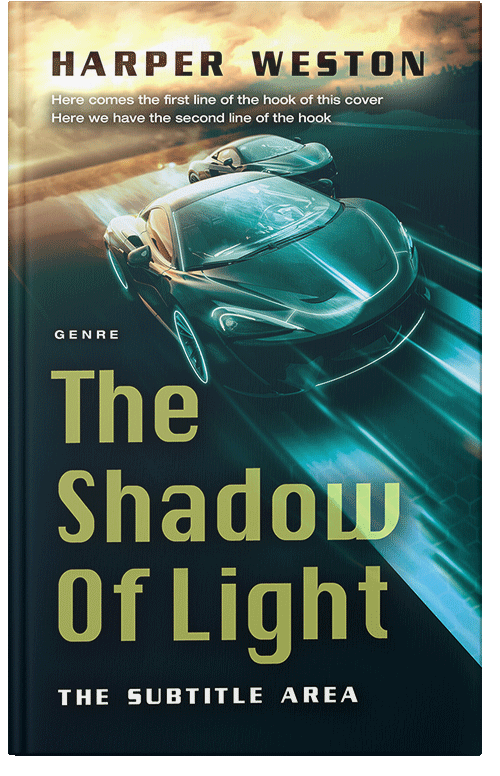 Front view of Premade Action & Adventure Book Cover - Firefly