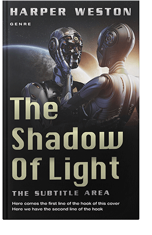 Pre Made Book Cover Foggy Gray