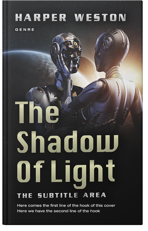 Front view of Foggy Gray #23779 - Premade Apocalyptica Book Cover