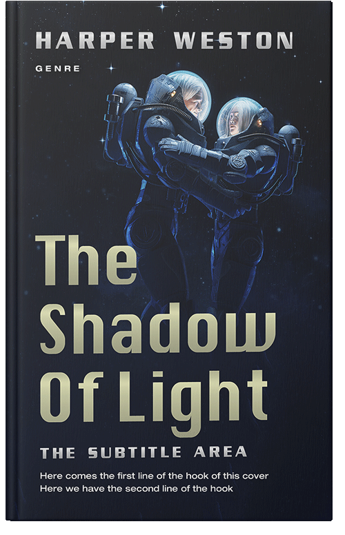 Front view of Mirage #23780 - Premade Science Fiction Book Cover