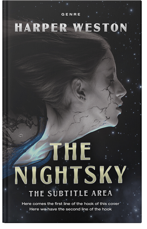 Front view of Shark #23787 - Premade Mystery & Thriller & Suspense Book Cover