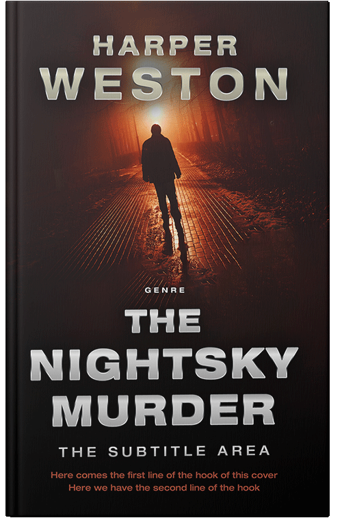 Front view of Premade Mystery & Thriller & Suspense Book Cover - Quicksand