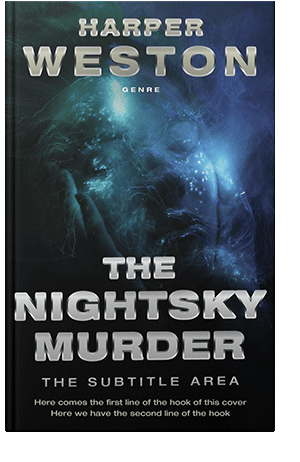 Pre Made Book Cover Ebony