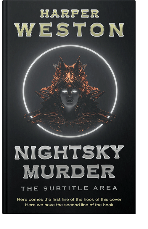 Front view of Woodsmoke #23793 - Premade Fantasy Book Cover