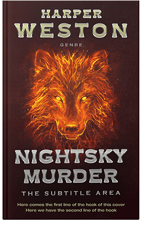 Pre Made Book Cover Raw Sienna