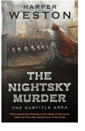 Pre Made Book Cover Ash