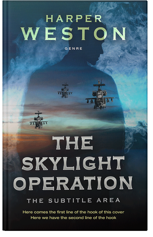 Front view of Premade Mystery & Thriller & Suspense Book Cover - Mirage