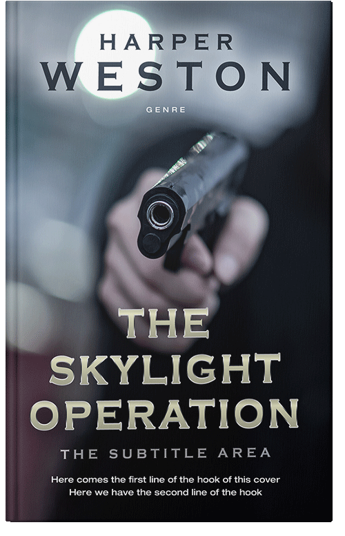 Front view of Shark #23806 - Premade Mystery & Thriller & Suspense Book Cover