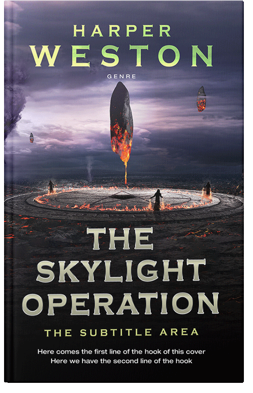 Front view of Charade #23807 - Premade Fantasy Book Cover