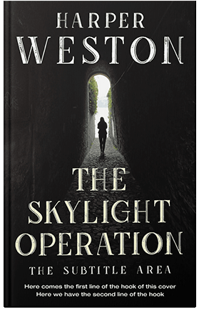 Pre Made Book Cover Cod Gray