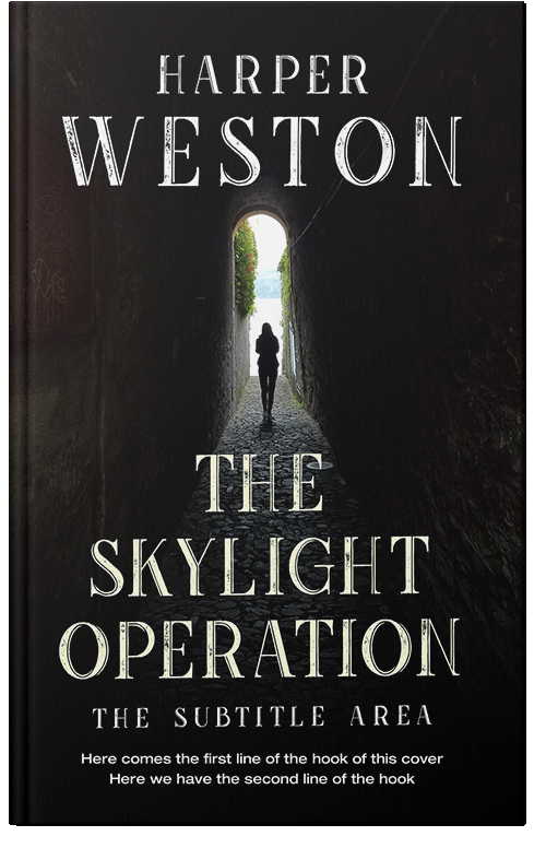 Front view of Cod Gray #23808 - Premade Mystery & Thriller & Suspense Book Cover