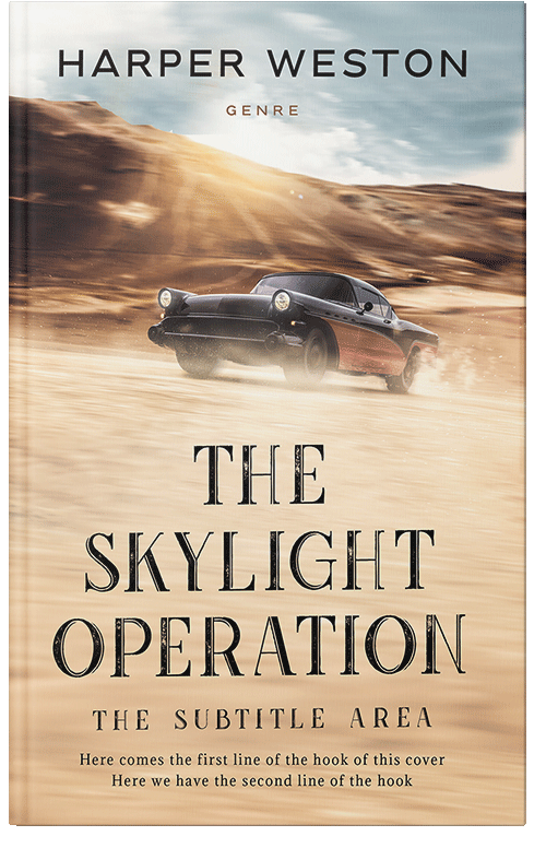 Front view of Double Spanish White #23810 - Premade Travel Book Cover