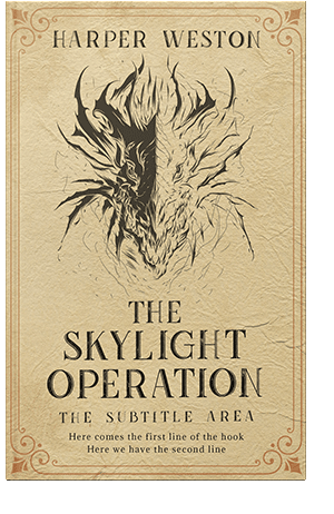 Pre Made Book Cover Zombie