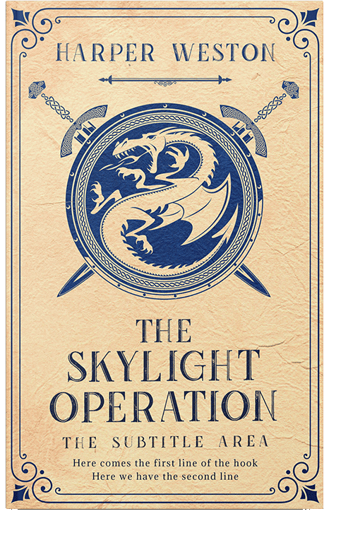 Front view of Givry #23814 - Premade Fantasy Book Cover