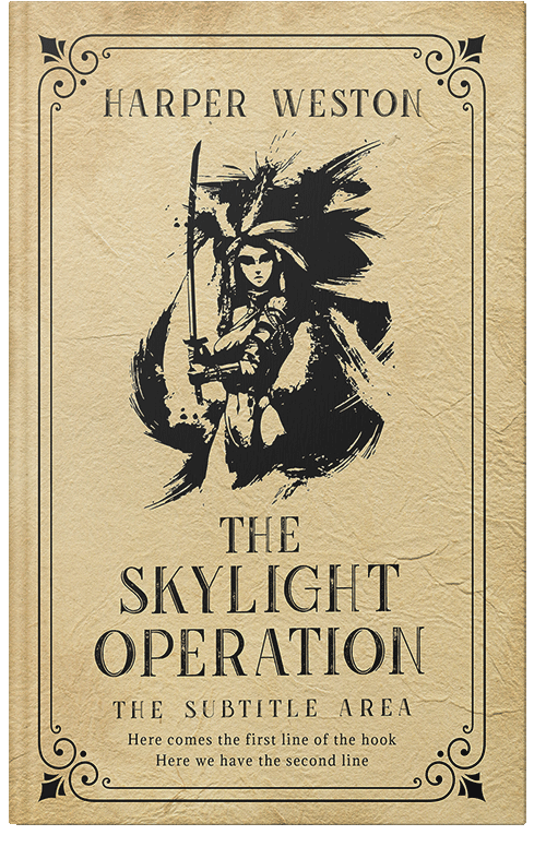 Front view of Zombie #23815 - Premade Fantasy Book Cover