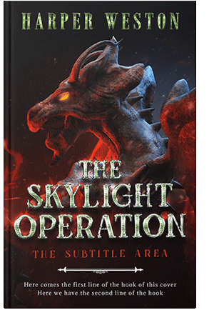 Pre Made Book Cover Night Rider