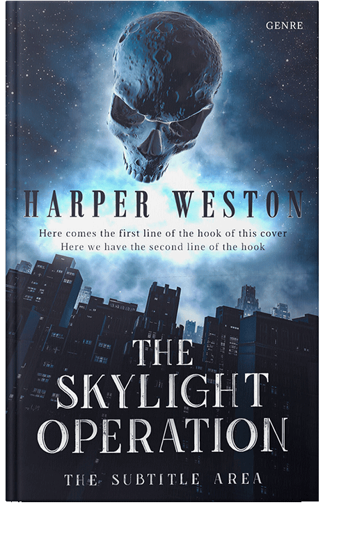 Front view of Mirage #23820 - Premade Horror Book Cover