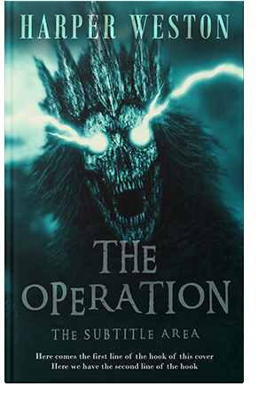 Pre Made Book Cover Black Pearl