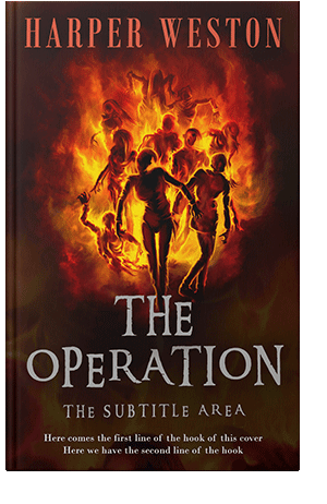 Pre Made Book Cover Hot Cinnamon